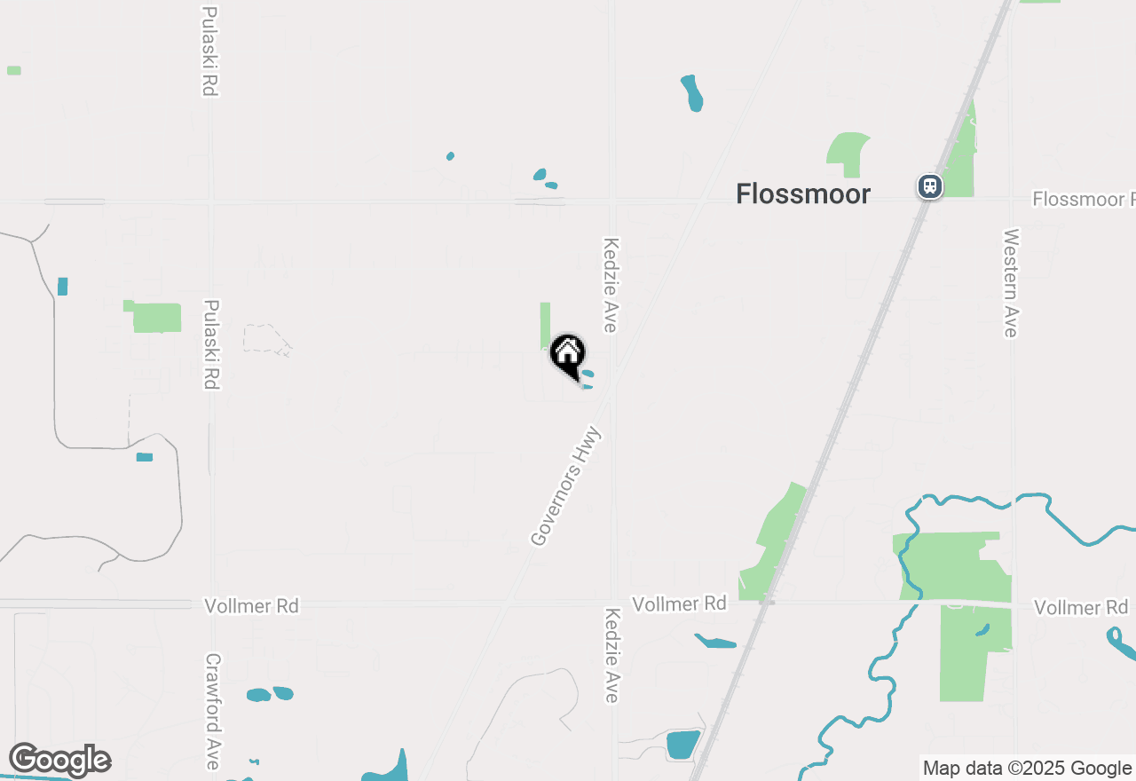 Map of 1437 Woodhollow Drive, Flossmoor, IL 60422