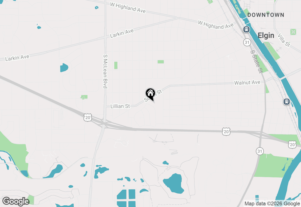 Map of 375 S Edison Avenue, Elgin, IL 60123