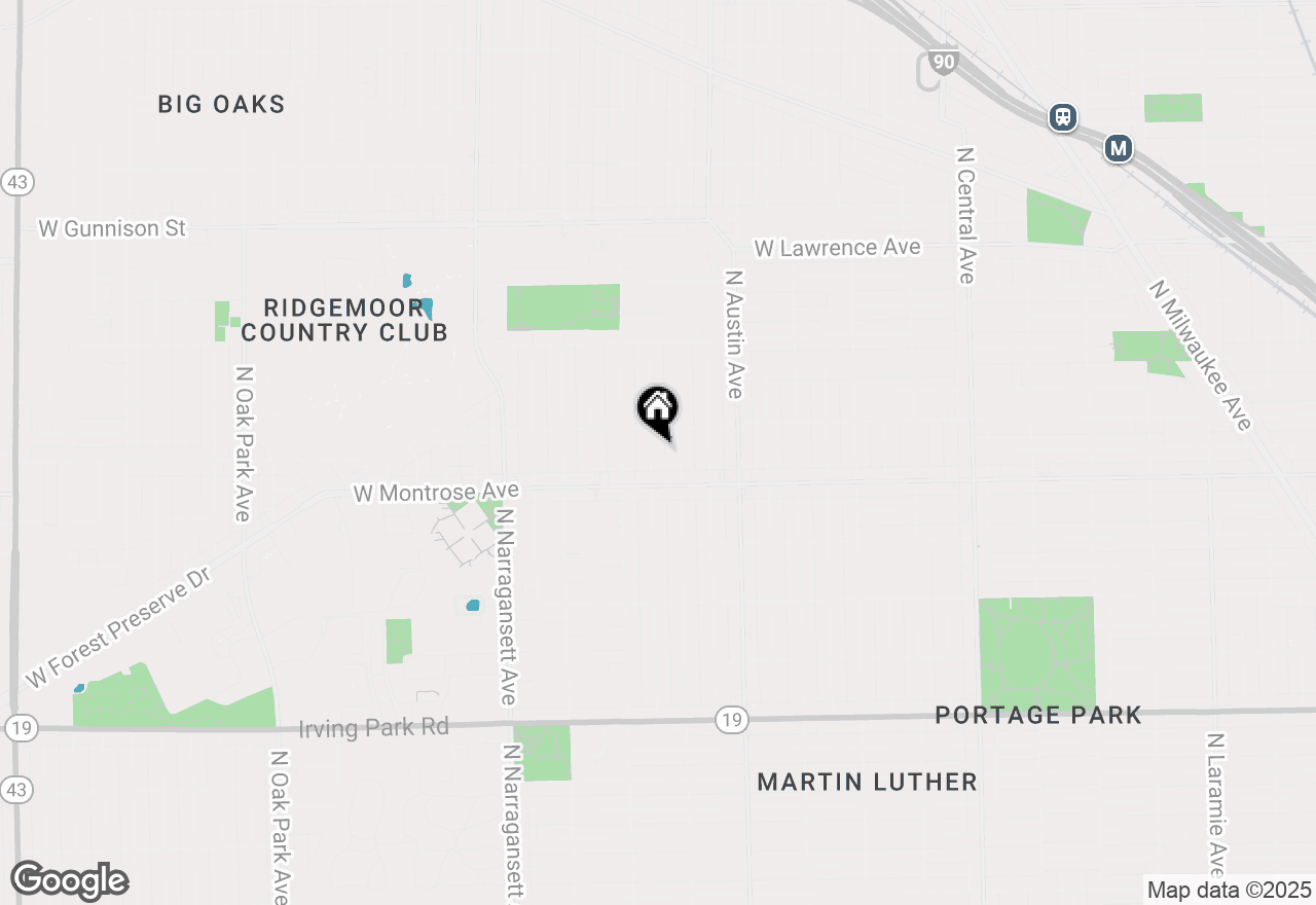 Map of 4435 N Moody Avenue, Chicago, IL 60630