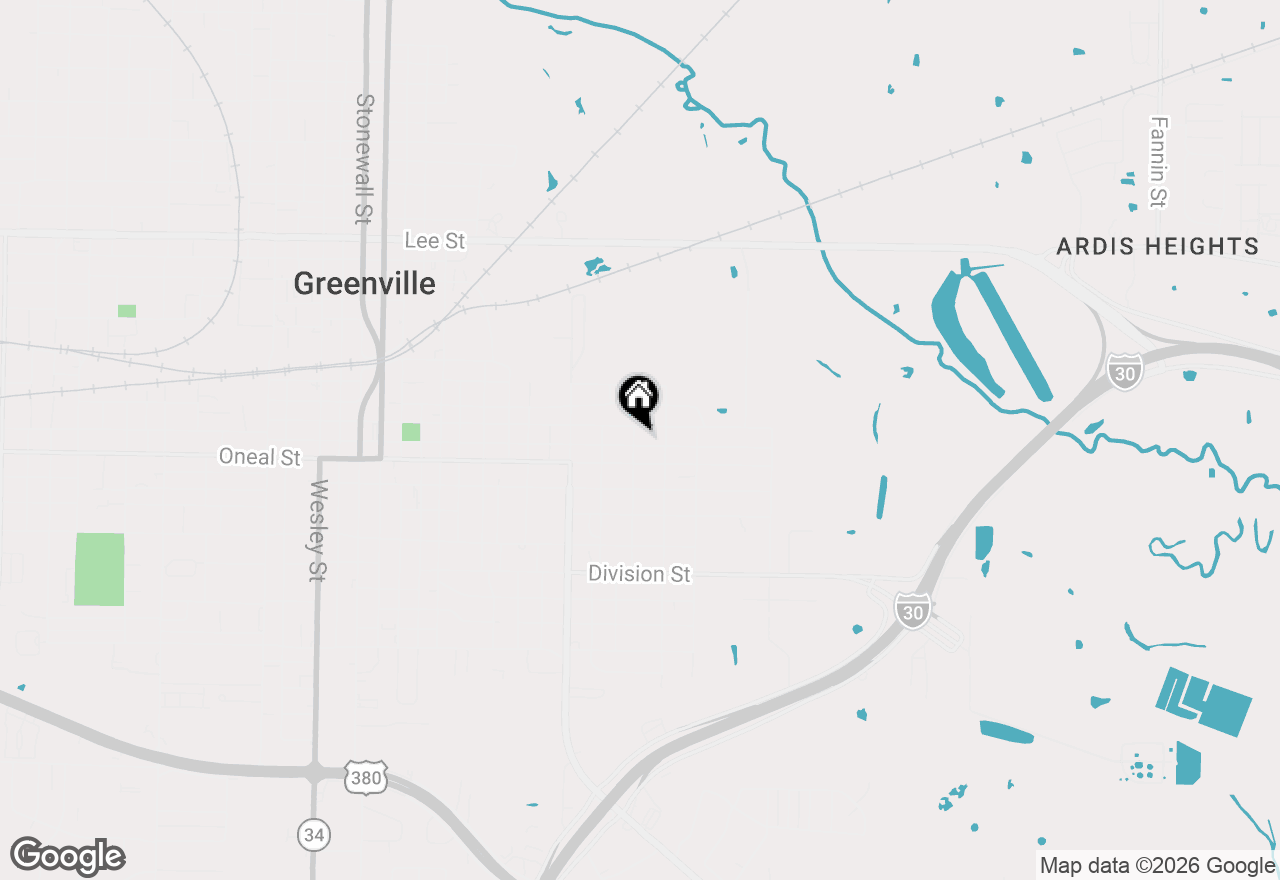 Map of 1228 Jones Street, Greenville, TX 75401