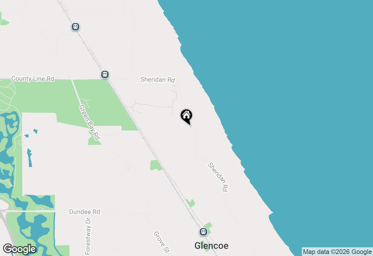Map of (Address confidential), Glencoe, Illinois 60022
