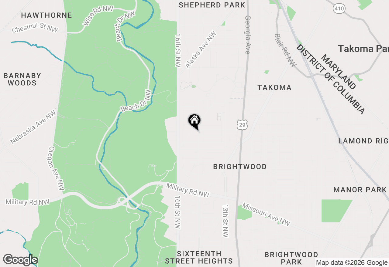 Map of 6445 Luzon Avenue Nw #208, Washington, DC 20012