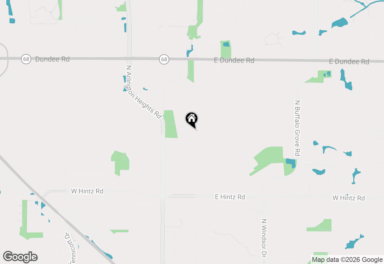 Map of 812 Lehigh Lane, Buffalo Grove, IL 60089