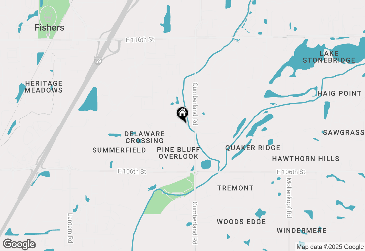 Map of 9703 Fortune Drive, Fishers, IN 46037