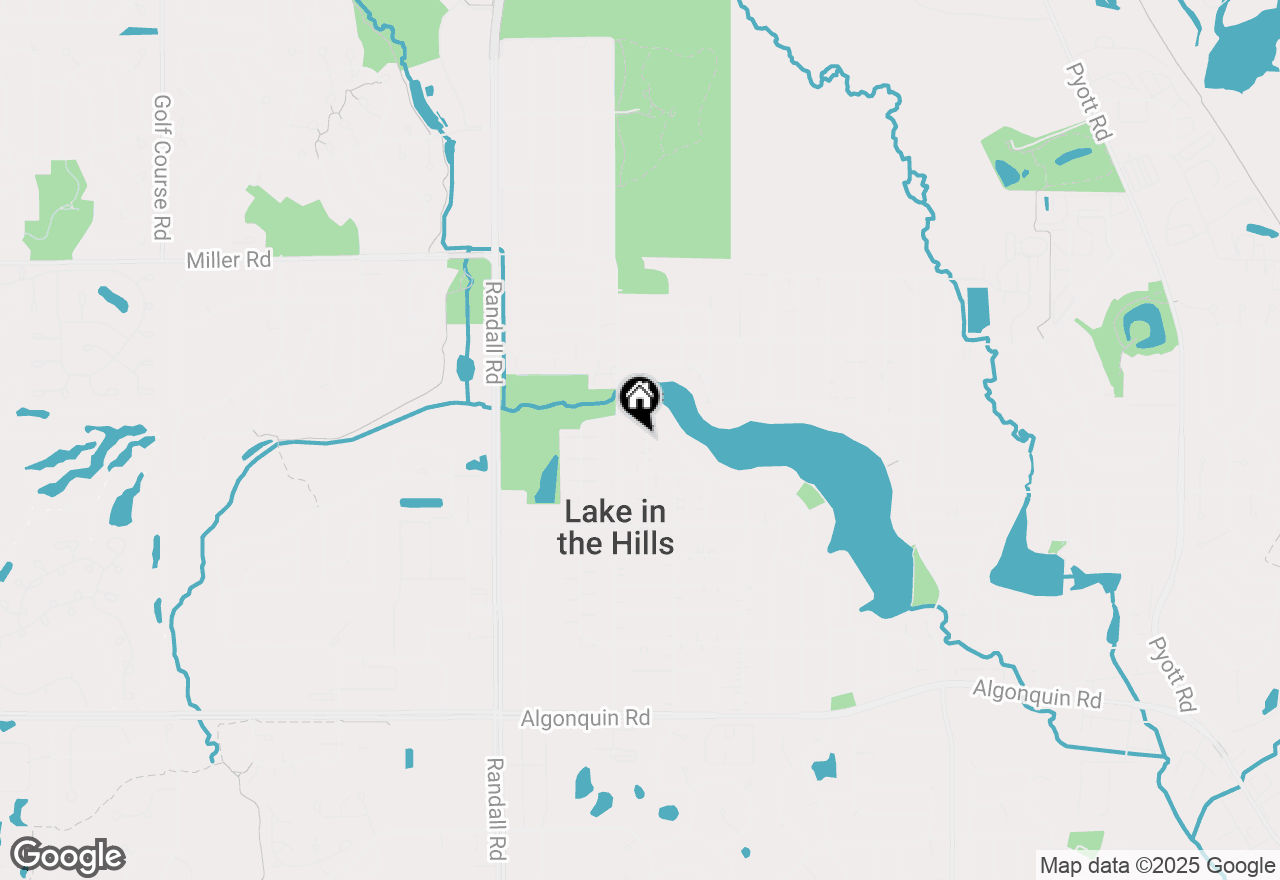 Map of 409 Meadow Lane, Lake In The Hills, IL 60156