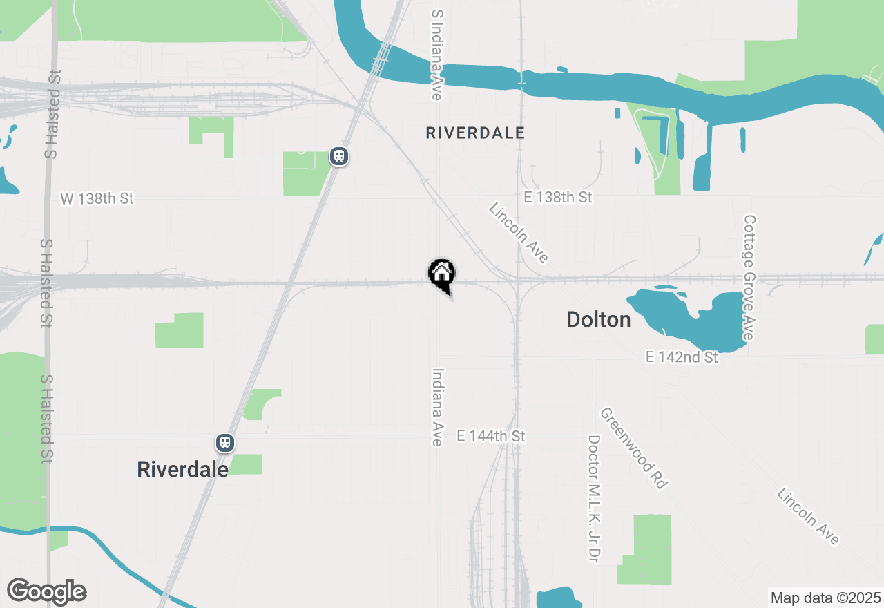 Map of 201 E 140th Place, Dolton, IL 60419