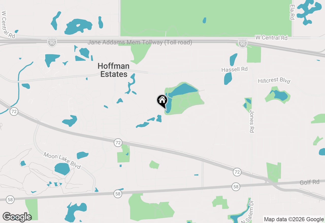 Map of 1987 Leiter Way #11003, Hoffman Estates, IL 60169