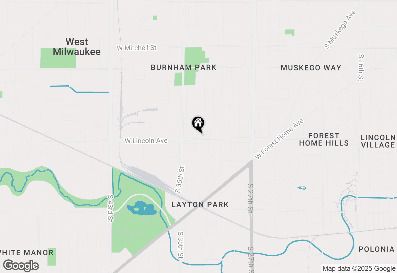Map of 3300 W Lincoln Ave, Milwaukee, WI 53215