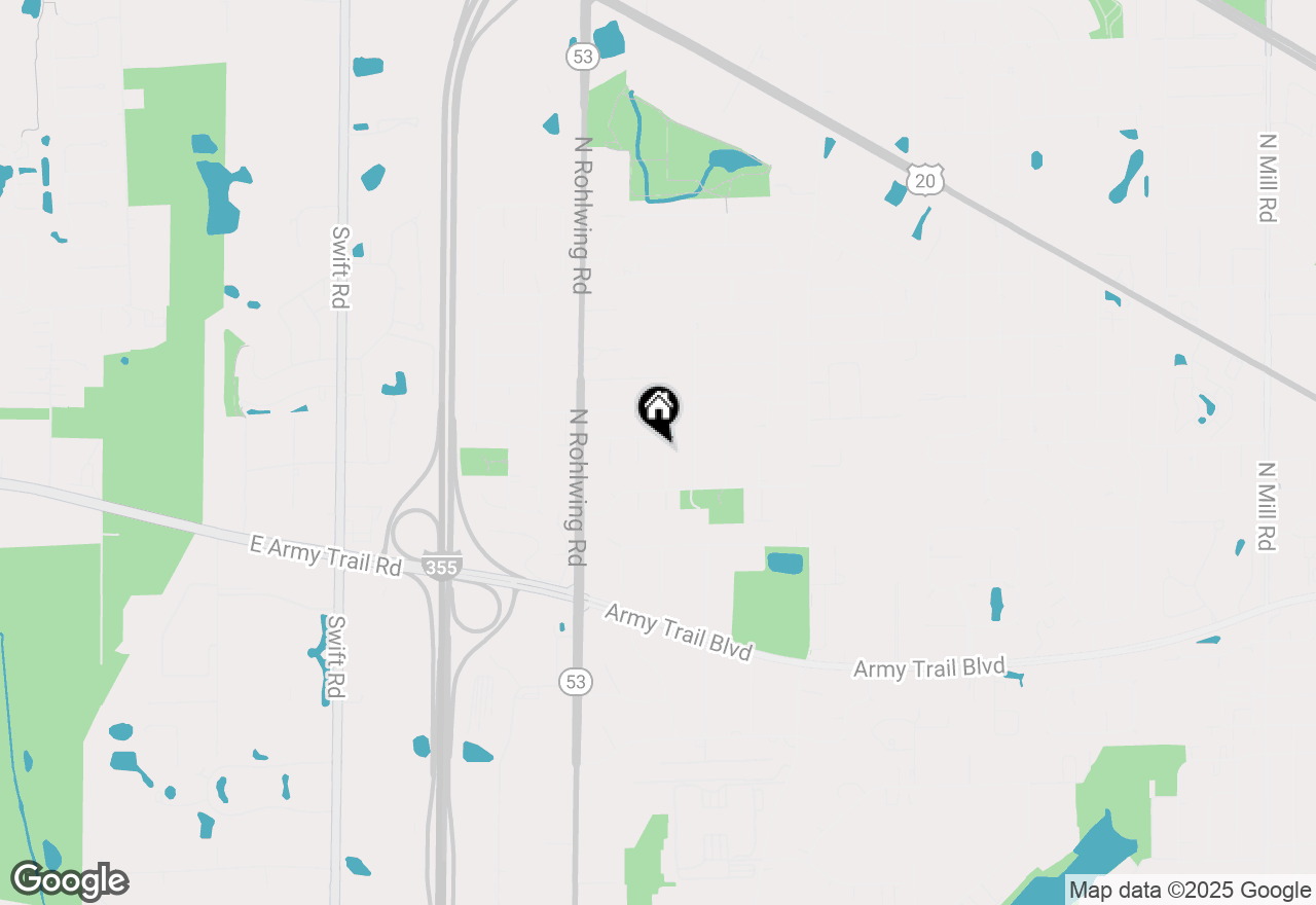 Map of 528 N Lancers Drive, Addison, IL 60101