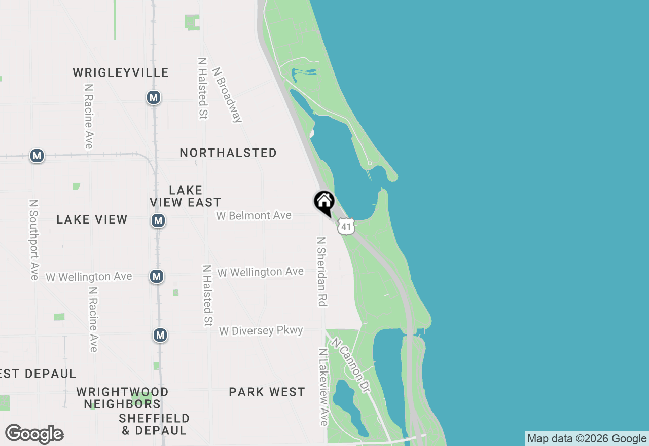 Map of 3180 N Lake Shore Drive #6E, Chicago, IL 60657