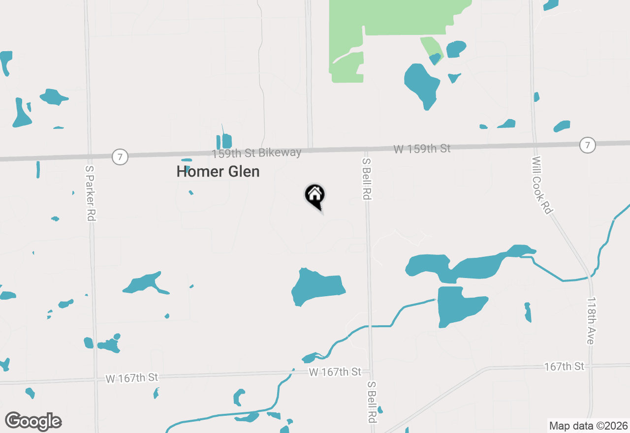 Map of 12752 W Beaver Den Trail, Homer Glen, IL 60491