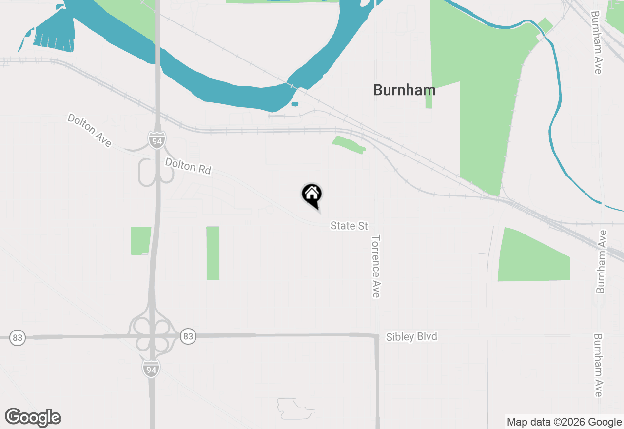 Map of 1613 Astor Street #1613-1E, Calumet City, IL 60409