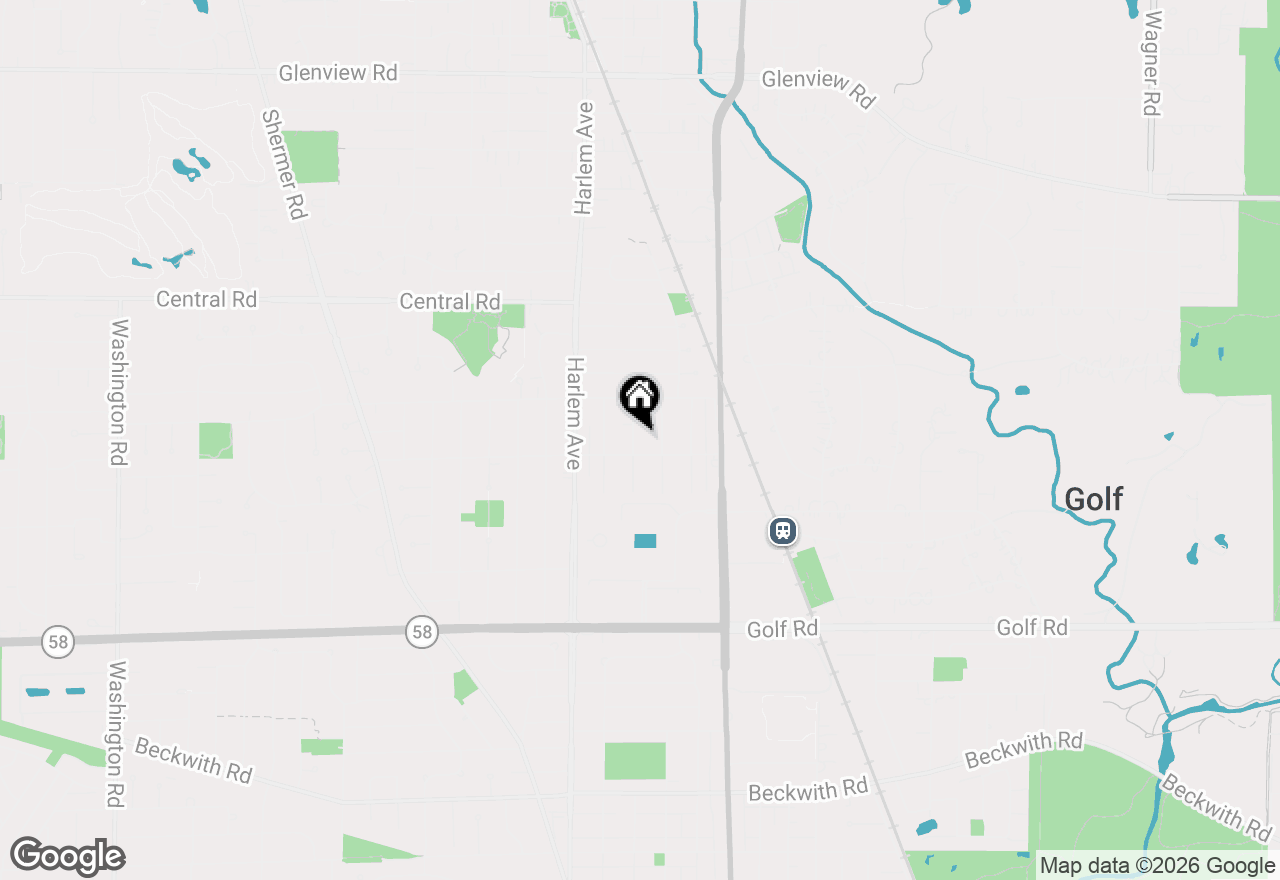 Map of 311 Neva Avenue, Glenview, IL 60025