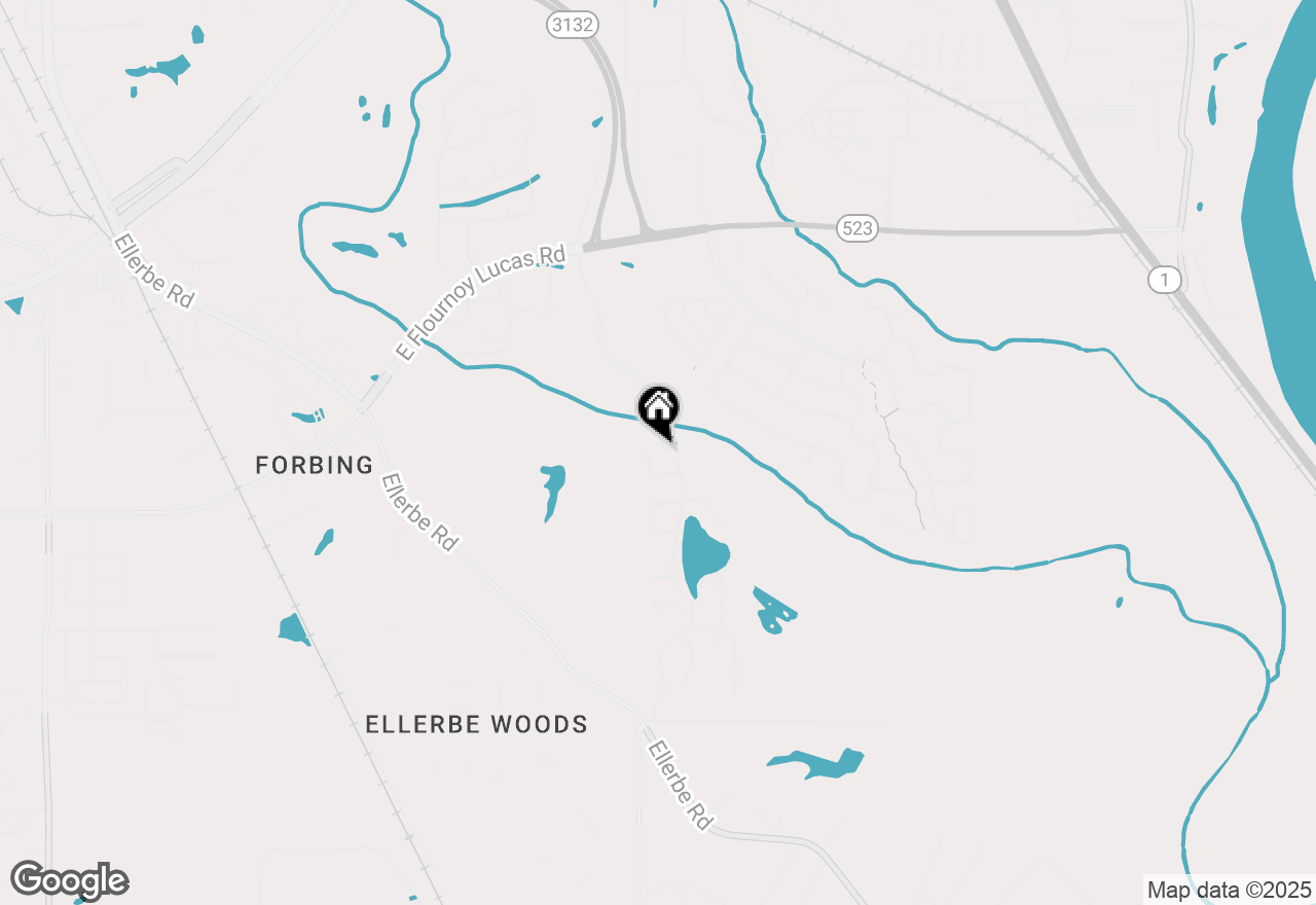 Map of 354 Belle Winds Court, Shreveport, LA 71106