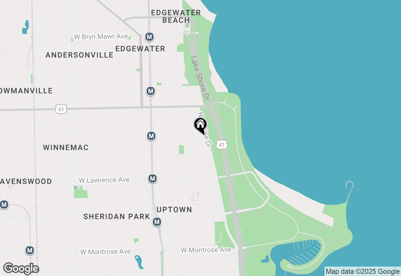 Map of 4970 N Marine Drive #628, Chicago, IL 60640