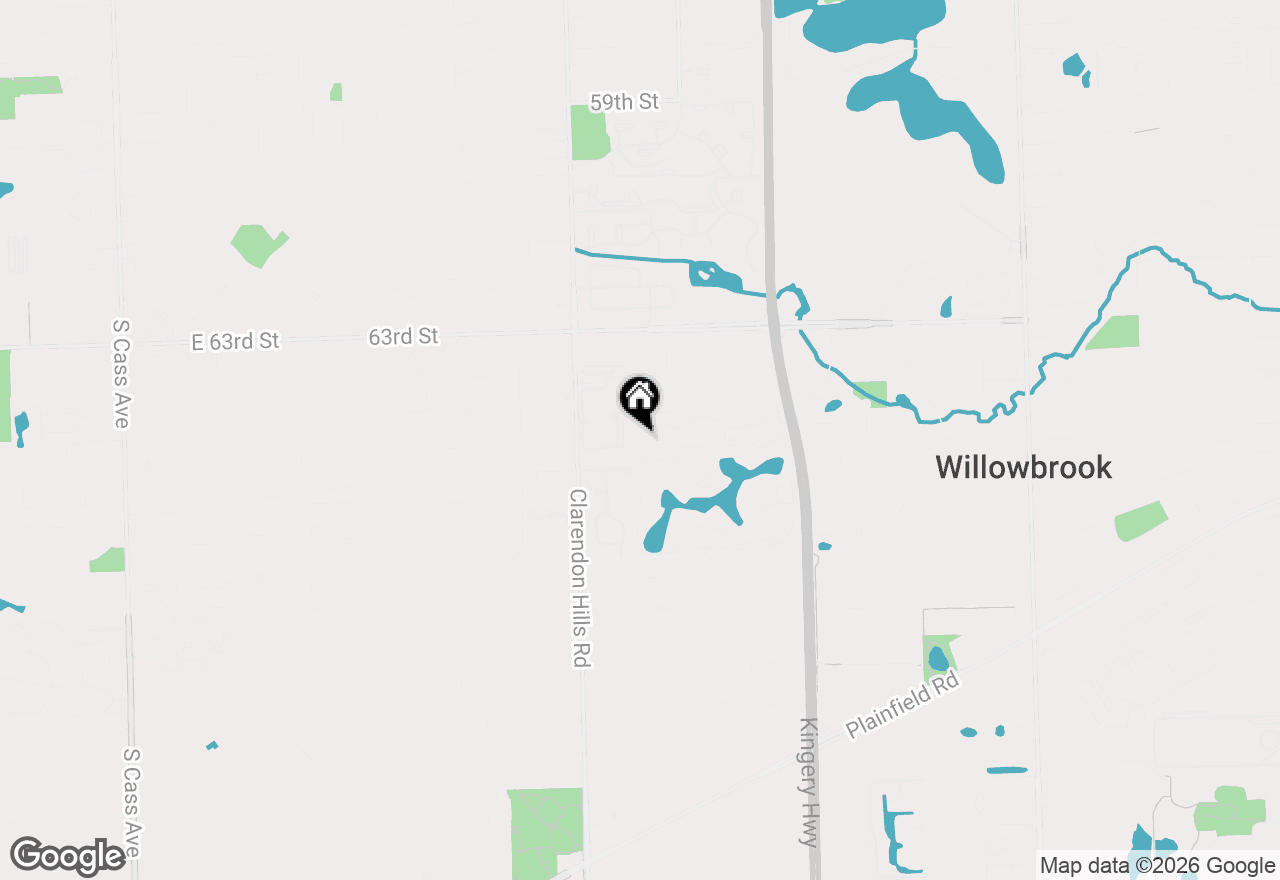 Map of 58 Portwine Road, Willowbrook, IL 60527