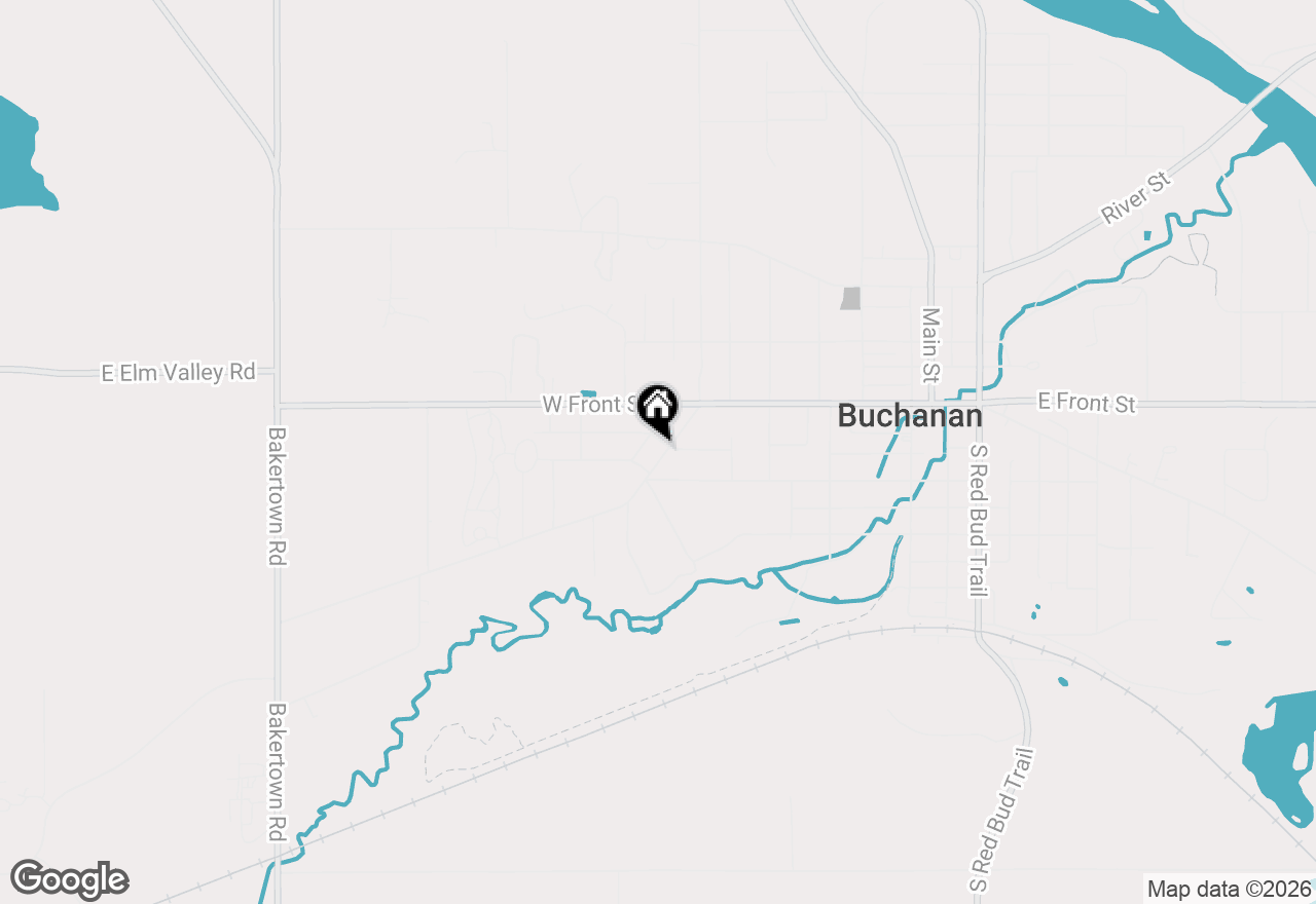 Map of 204 Terre Coupe Street, Buchanan, MI 49107