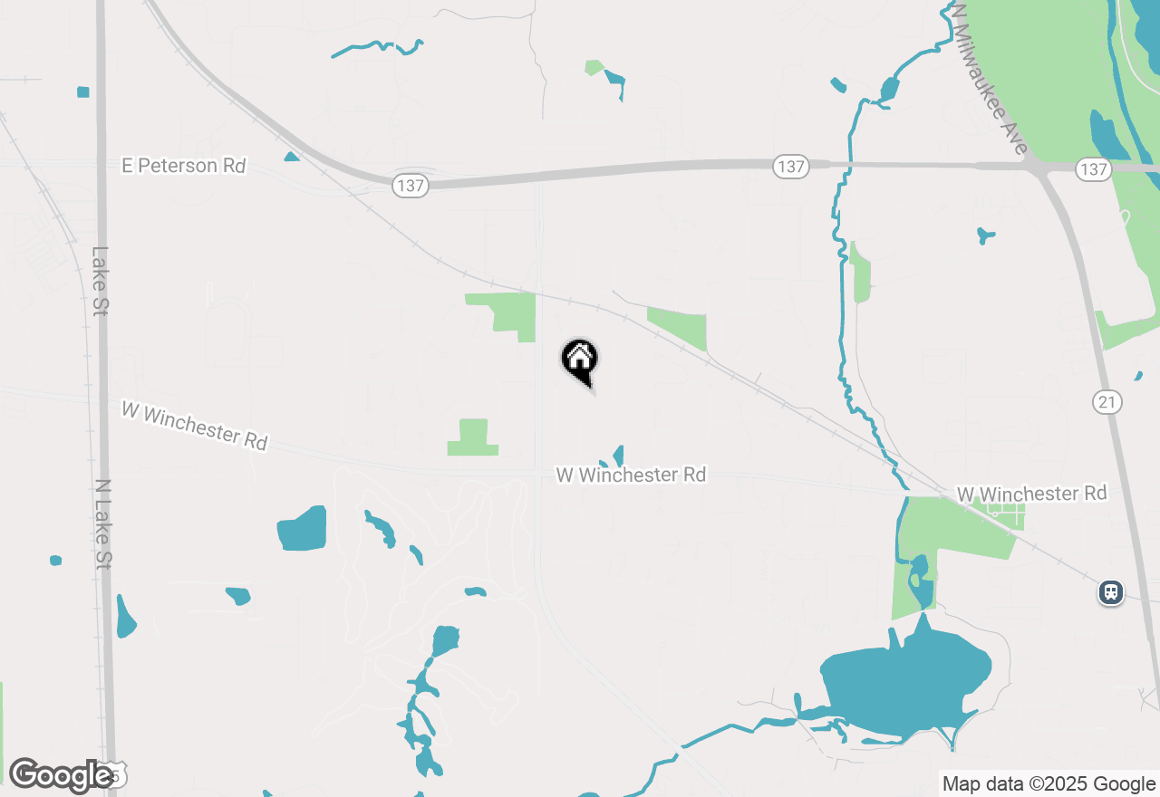 Map of 1205 Kristin Drive, Libertyville, IL 60048