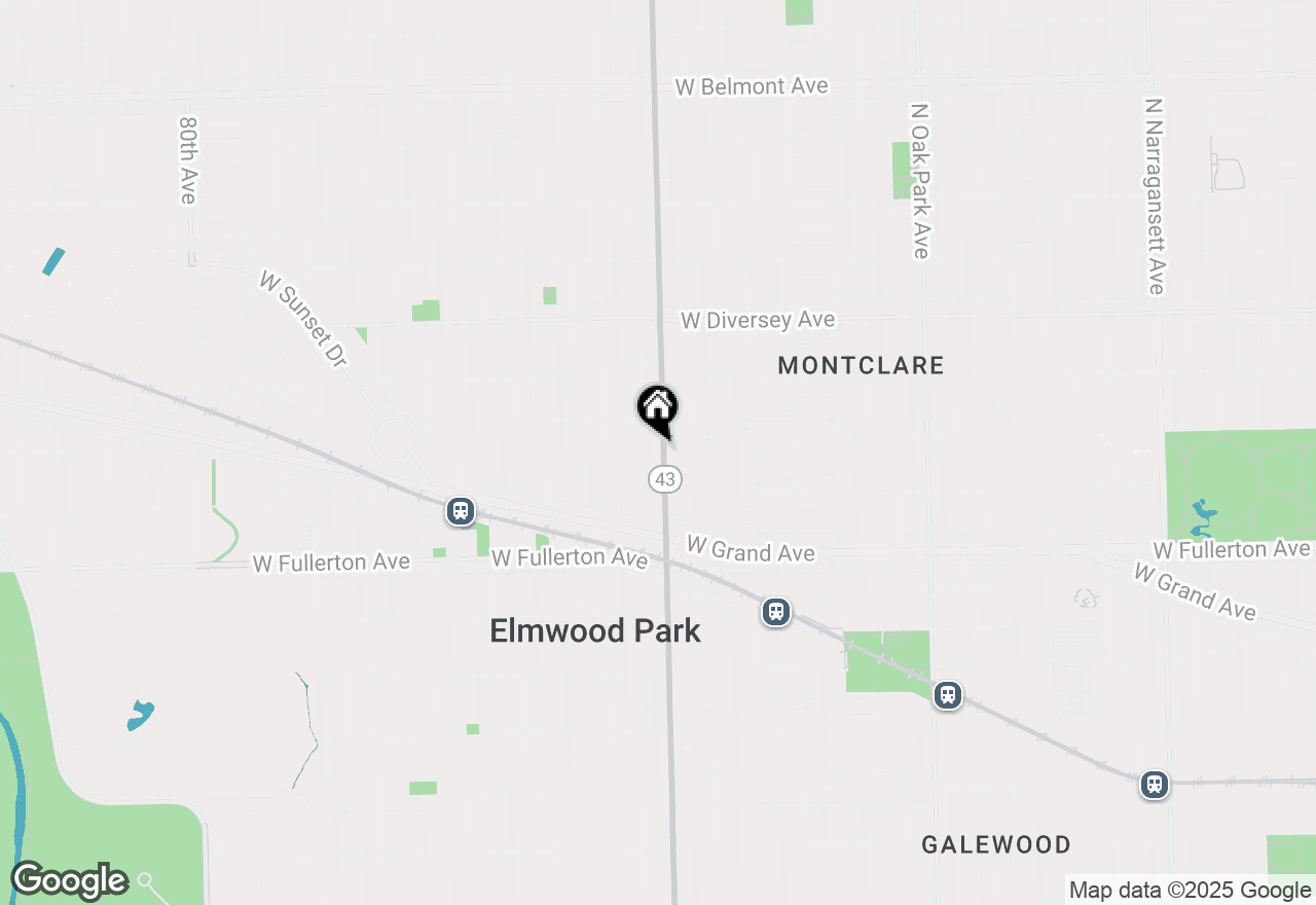 Map of 2534 N Harlem Avenue #101, Elmwood Park, IL 60707