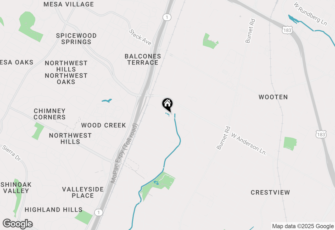 Map of 7801 Shoal Creek Blvd #256, Austin, TX 78757