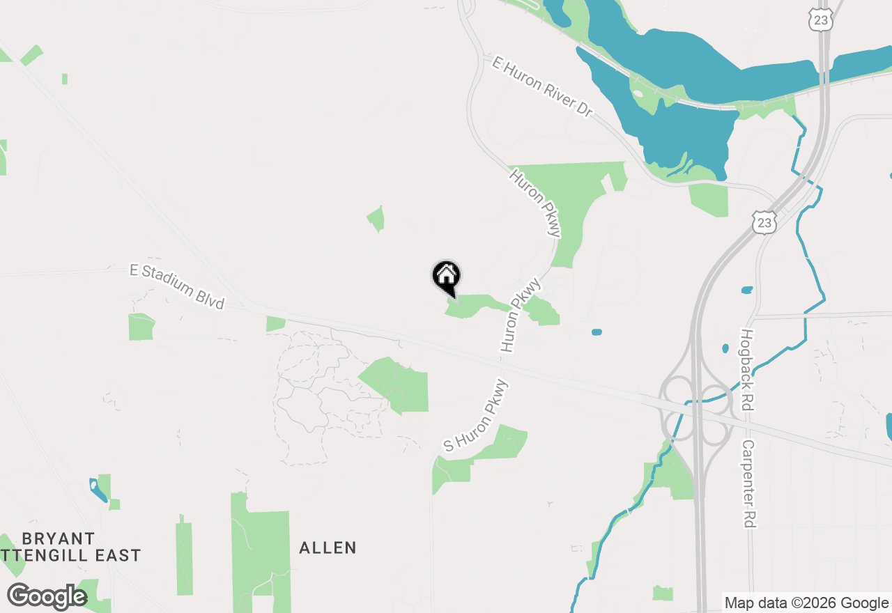 Map of 3091 Warwick Road, Ann Arbor, MI 48104