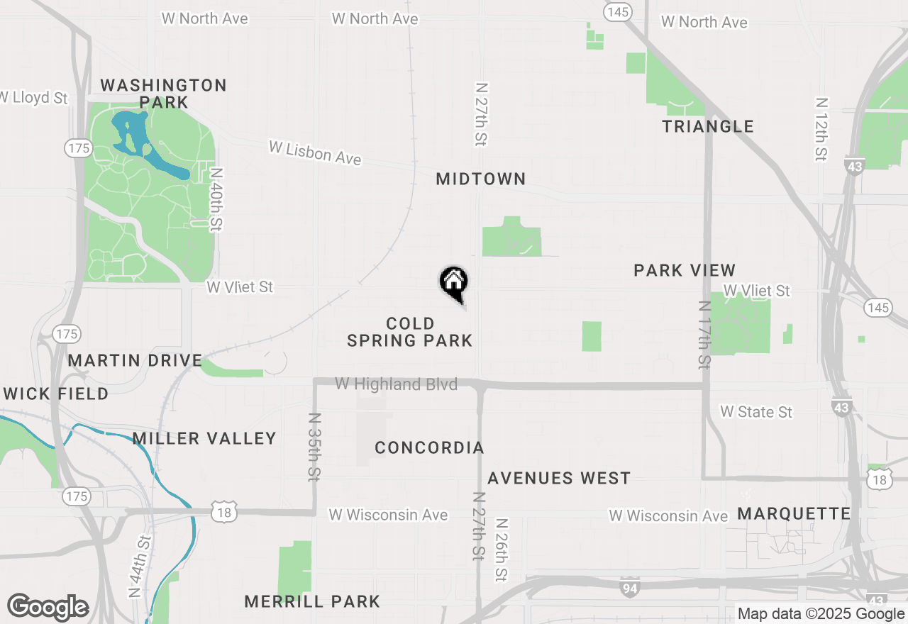 Map of 2810 W Mckinley Blvd, Milwaukee, WI 53208