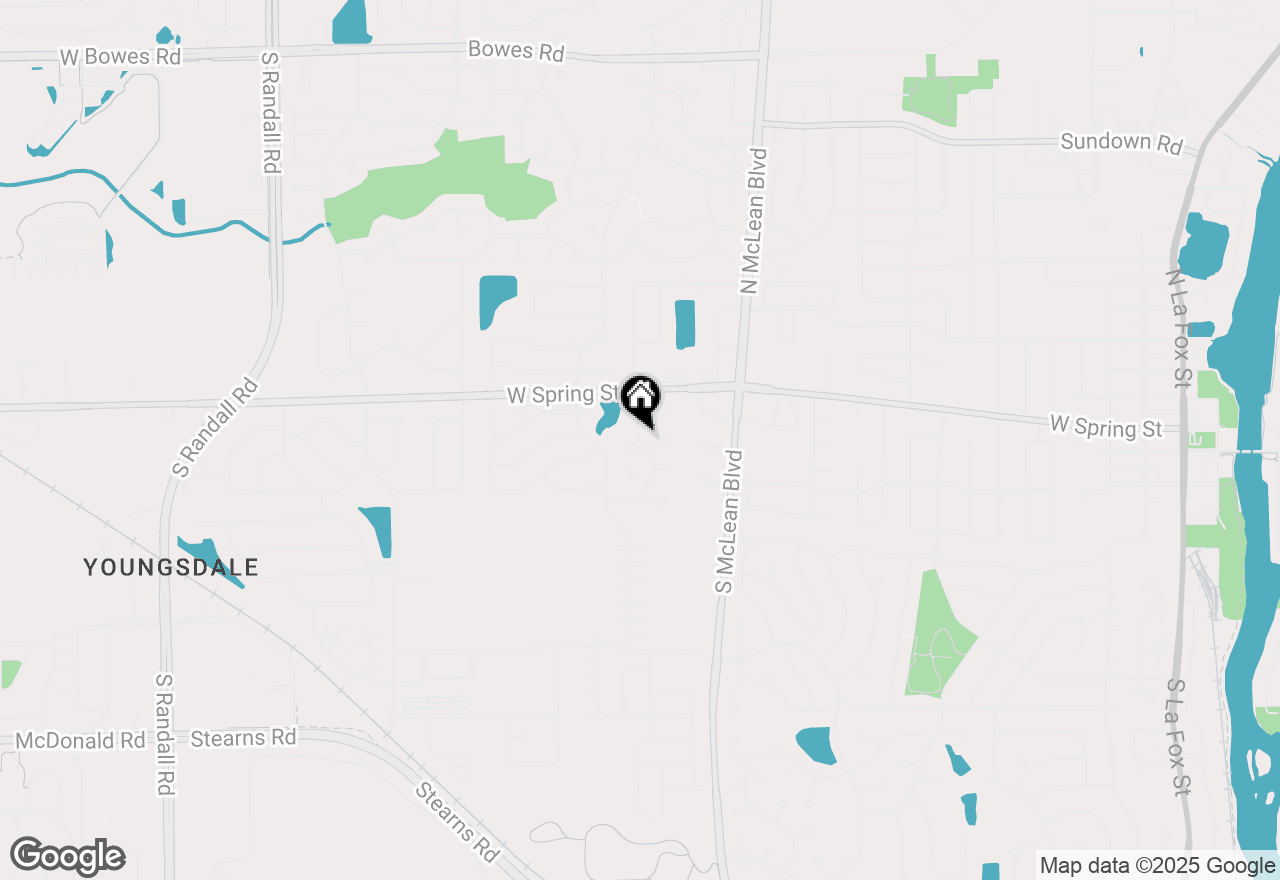 Map of 71 Ione Drive #A, South Elgin, IL 60177