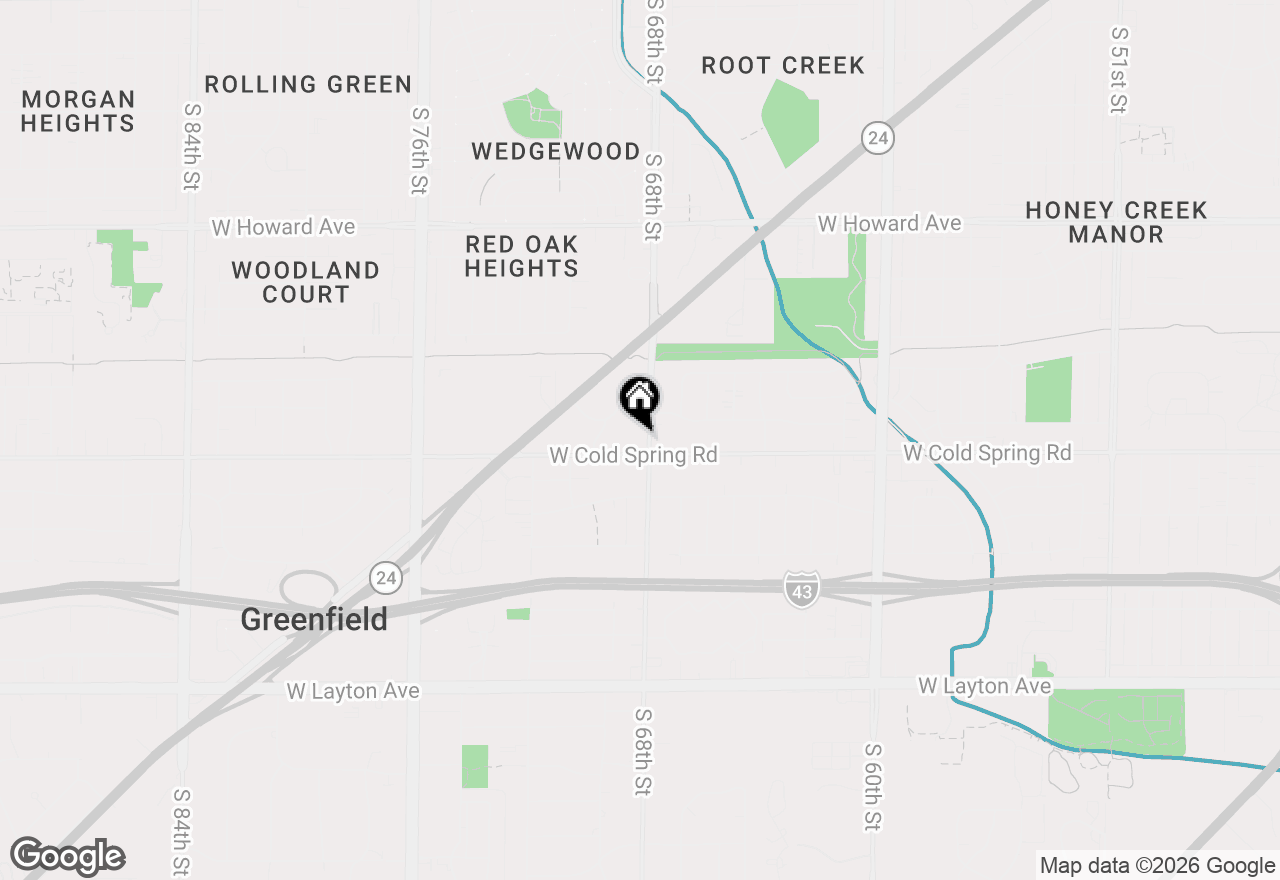Map of 4265 S 68th St, Greenfield, WI 53220