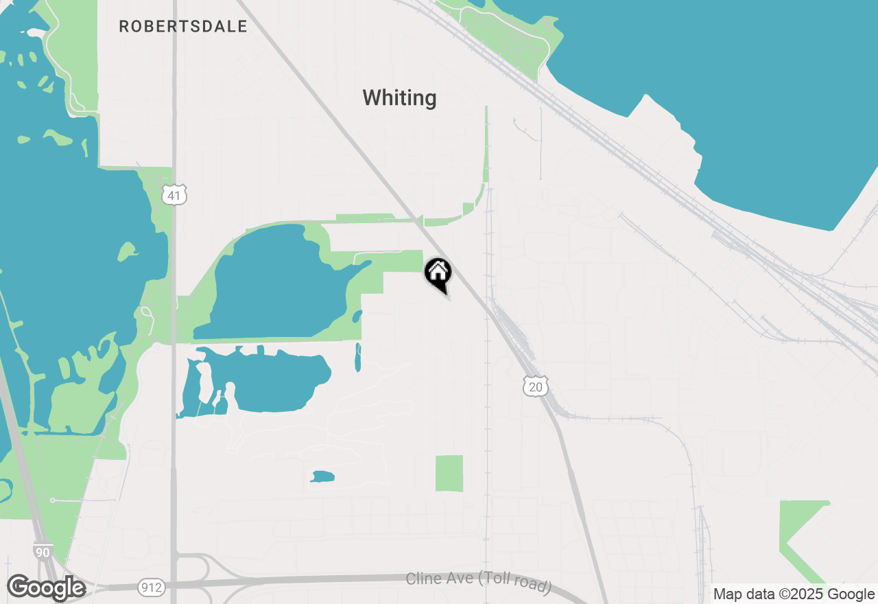 Map of 2424 Birch Avenue, Whiting, IN 46394