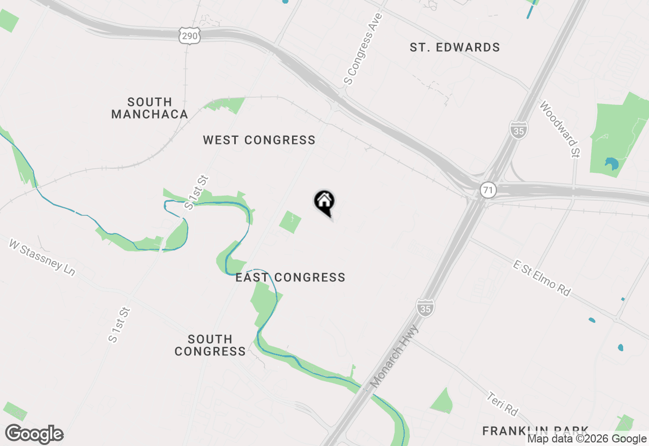 Map of 304 Sheraton Ave, Austin, TX 78745