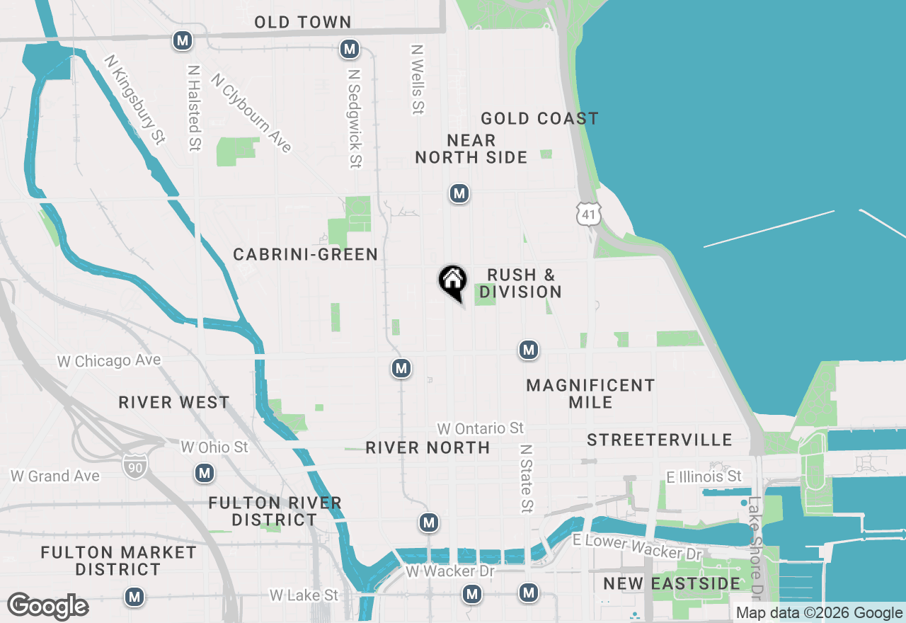 Map of 863 N Lasalle Street, Chicago, IL 60610