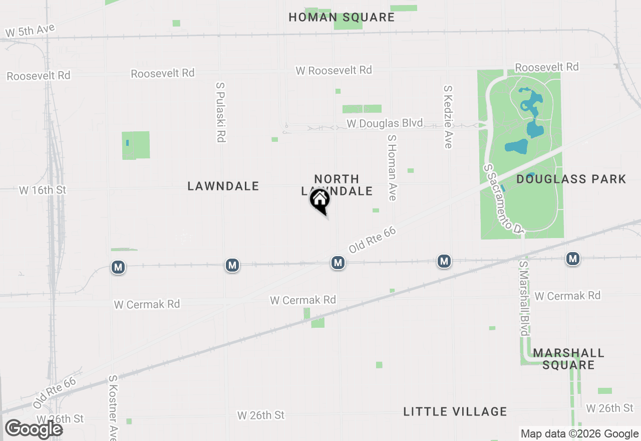 Map of 1812 S Millard Avenue #3, Chicago, IL 60623