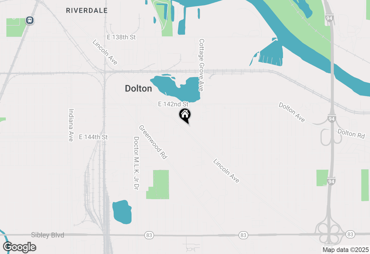 Map of 14327 Lincoln Avenue, Dolton, IL 60419