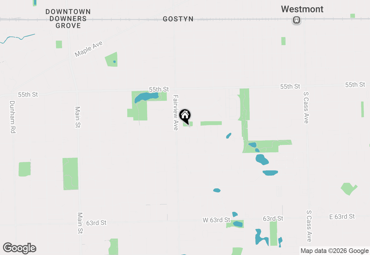 Map of 5722 Doe Circle, Westmont, IL 60559