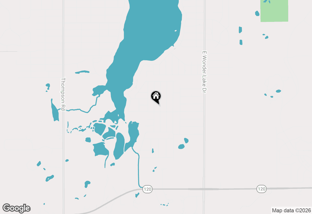 Map of 2808 Cherry Drive, Wonder Lake, IL 60097