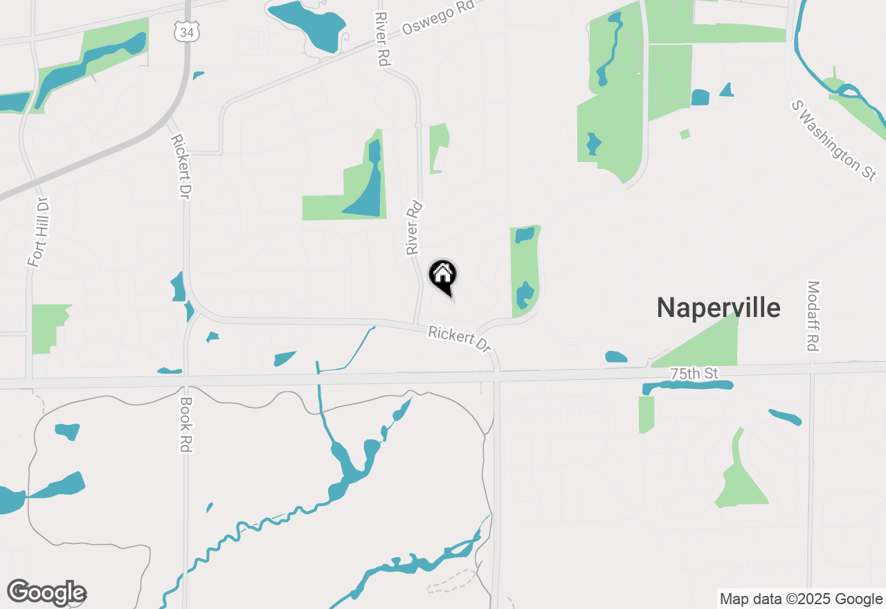 Map of 909 Prospect Court #909, Naperville, IL 60540