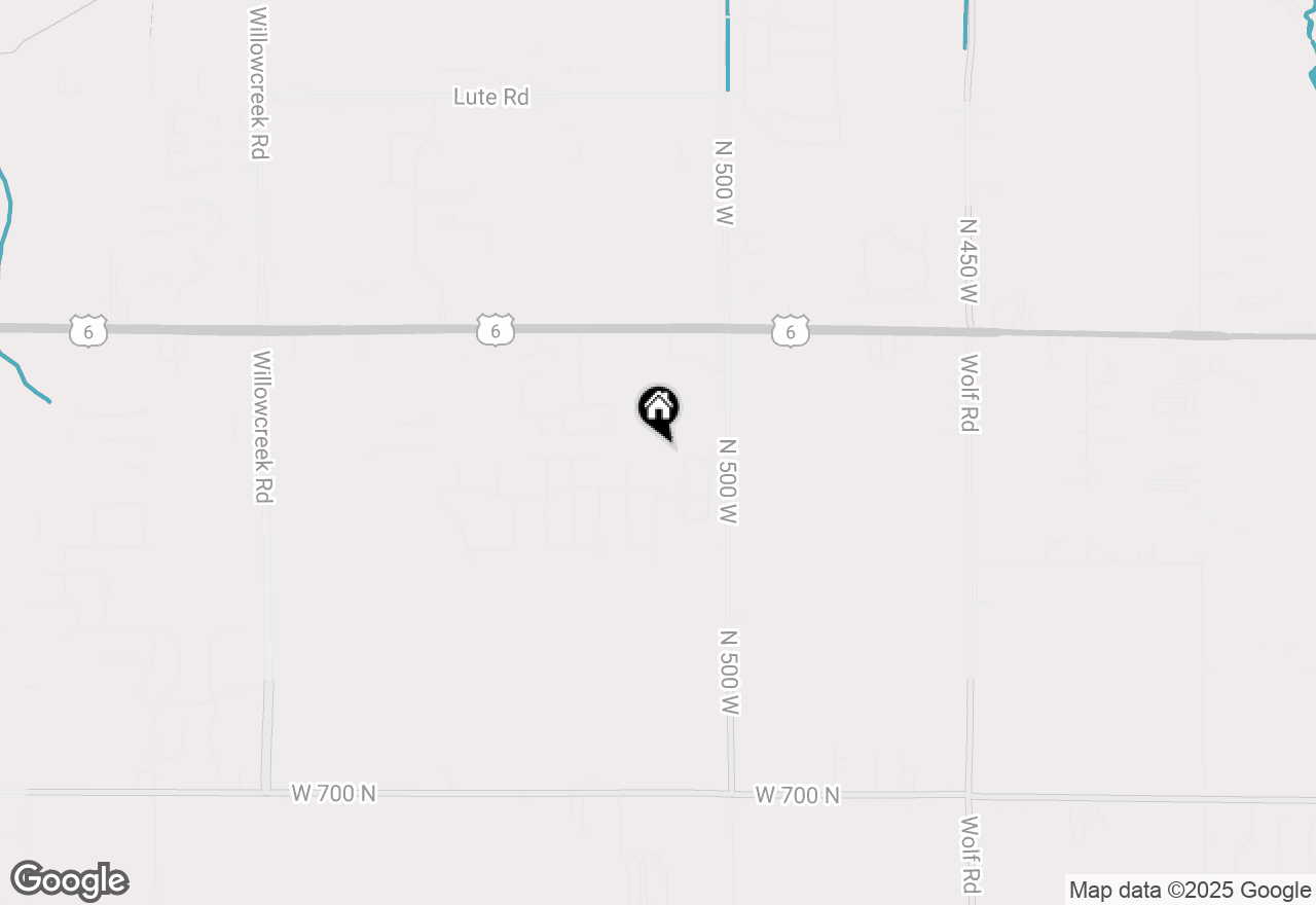 Map of 3684 Curran Street, Portage, IN 46368