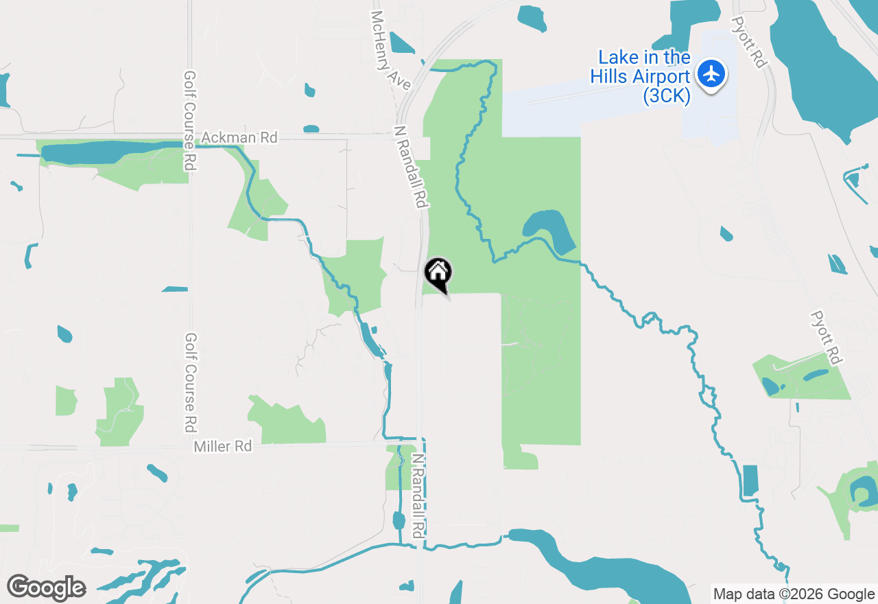 Map of 1523 Washington Street, Lake In The Hills, IL 60156
