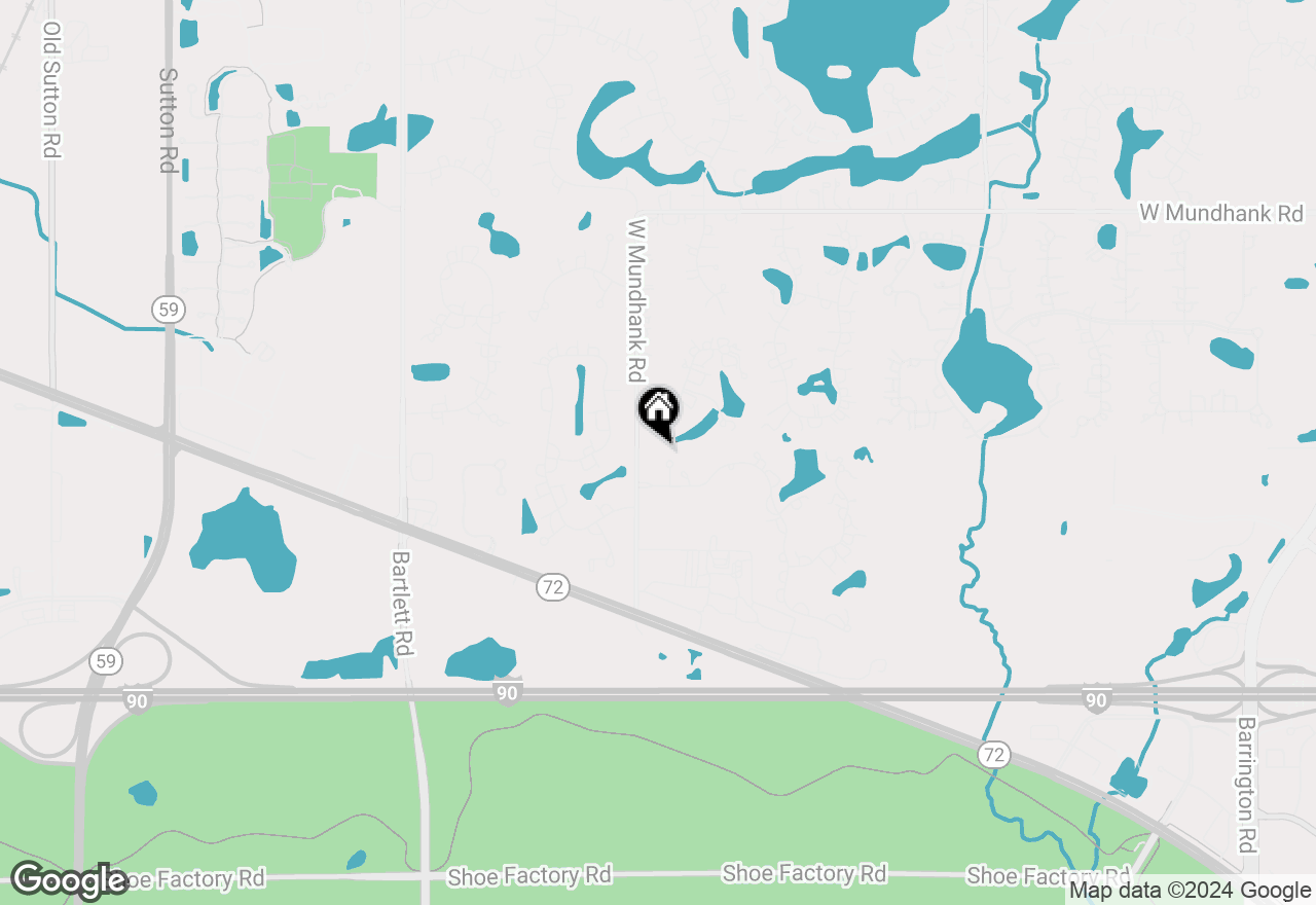 Map of 5 Saucer Circle, South Barrington, IL 60010