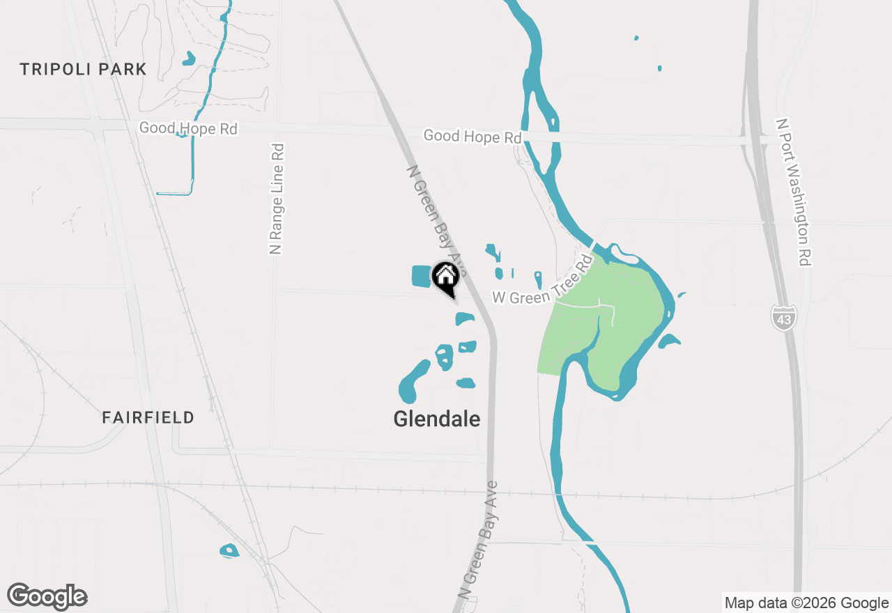 Map of 6780 N Melissa Ct #4, Glendale, WI 53209