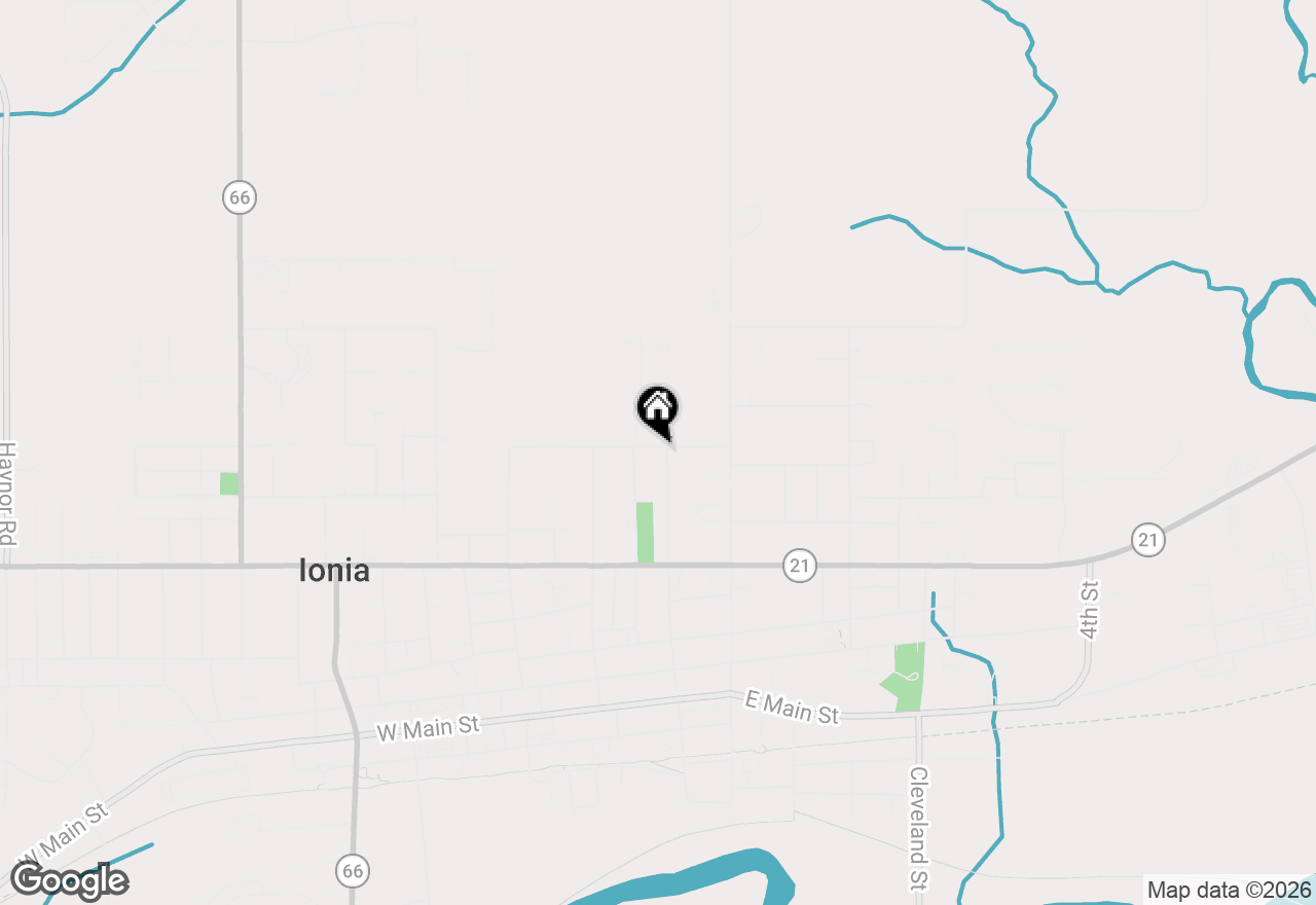 Map of 671 N Jackson Street, Ionia, MI 48846
