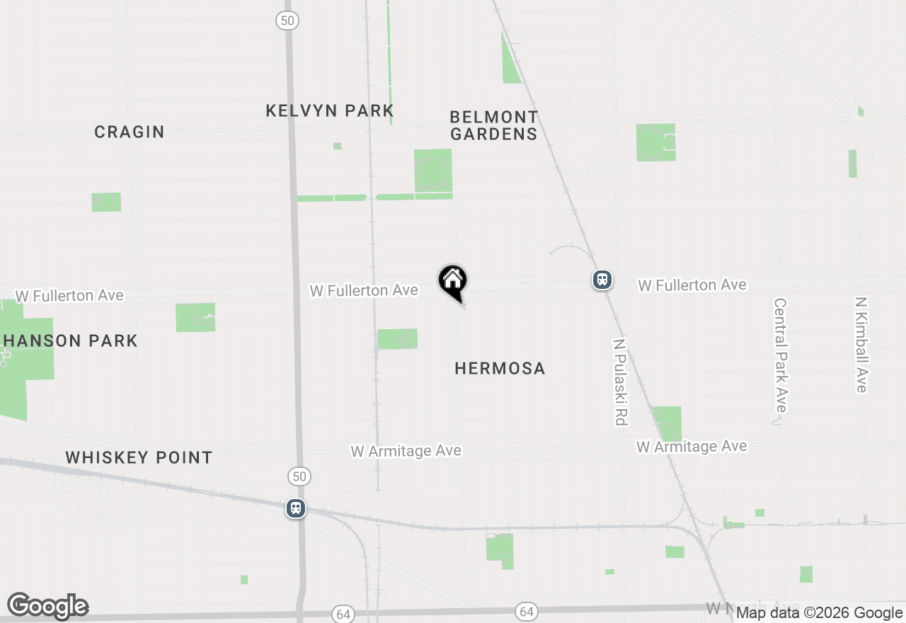 Map of 2324 N Kostner Avenue, Chicago, IL 60639