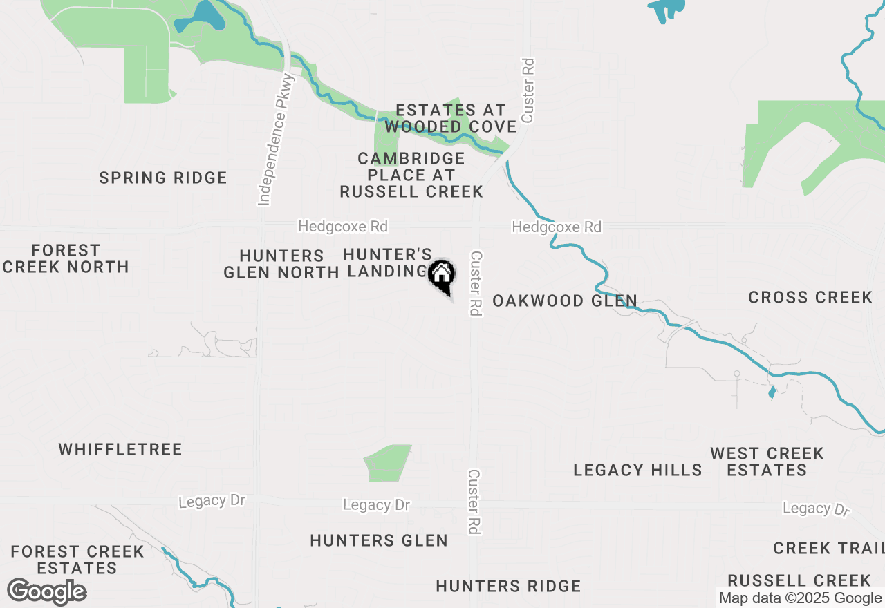 Map of 2228 Sky Harbor Drive, Plano, TX 75025