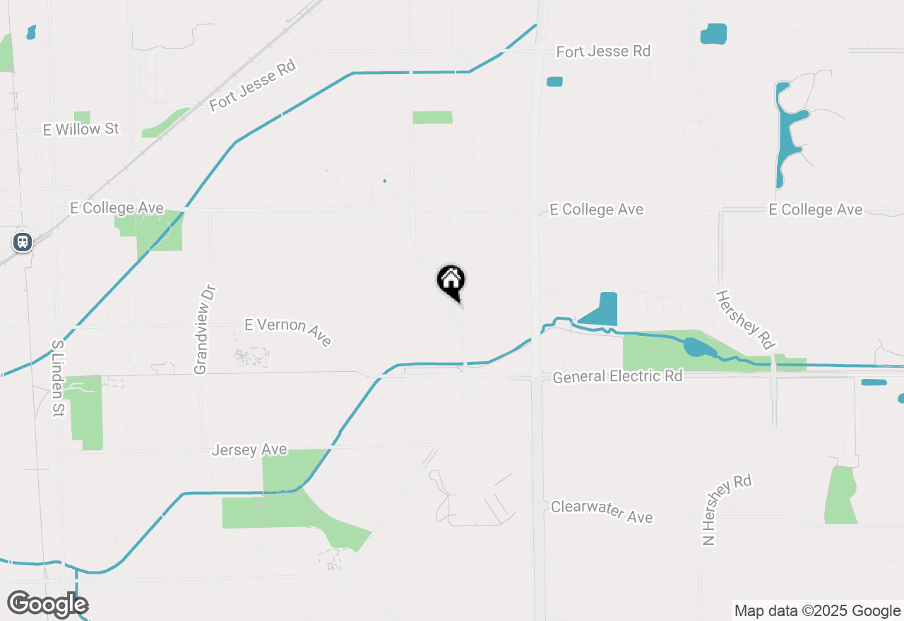 Map of 311 S Towanda Avenue #1, Normal, IL 61761