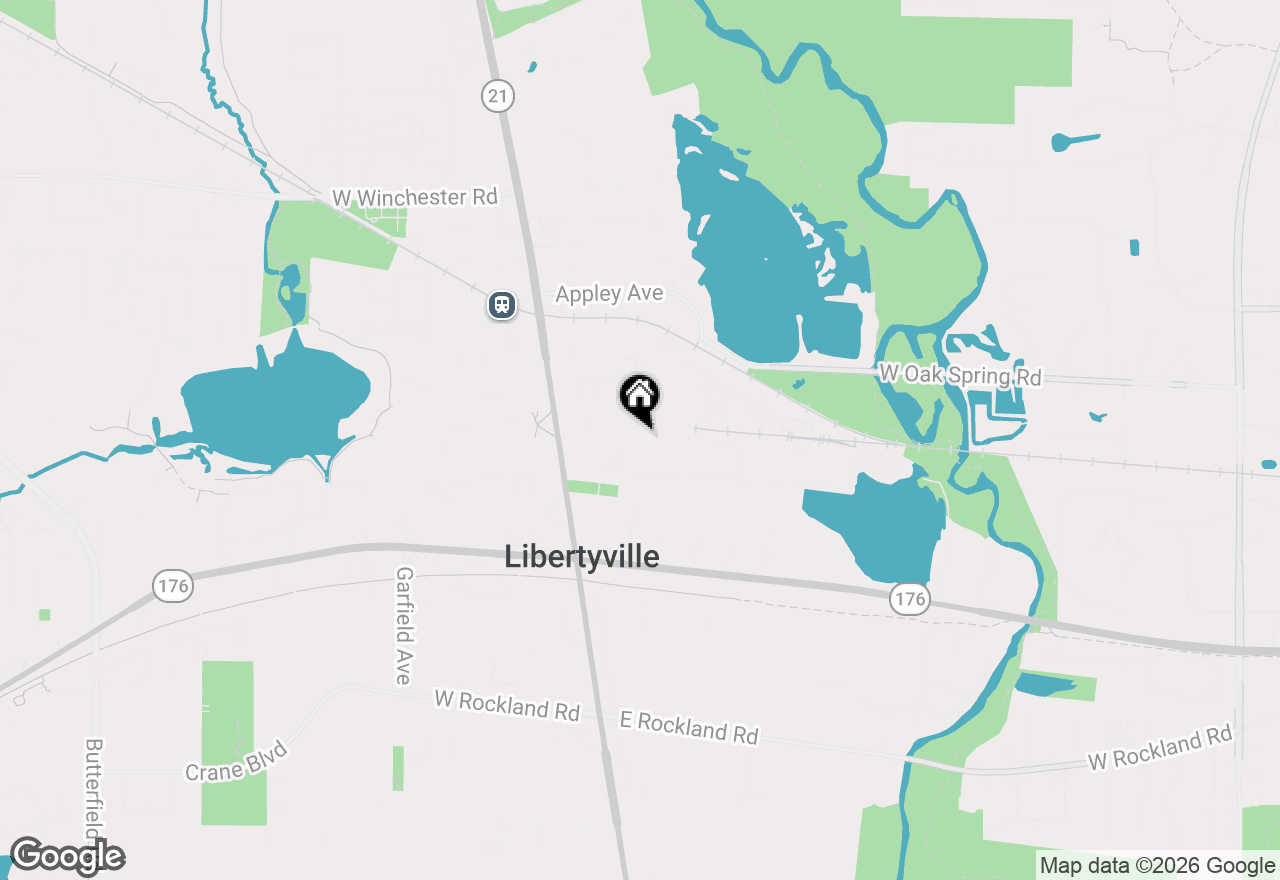 Map of 630 N 1st Street, Libertyville, IL 60048