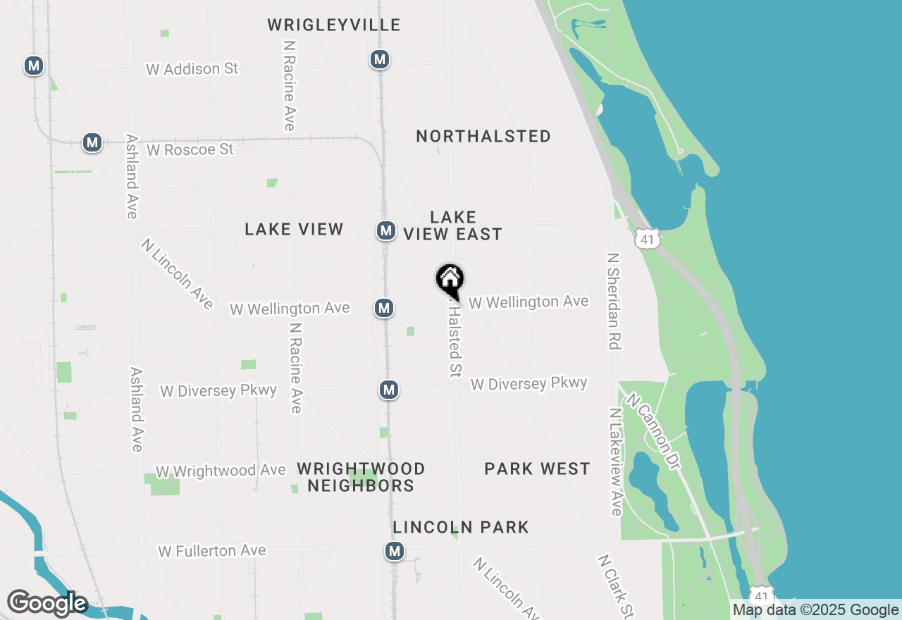 Map of 2950 N Halsted Street #2, Chicago, IL 60657