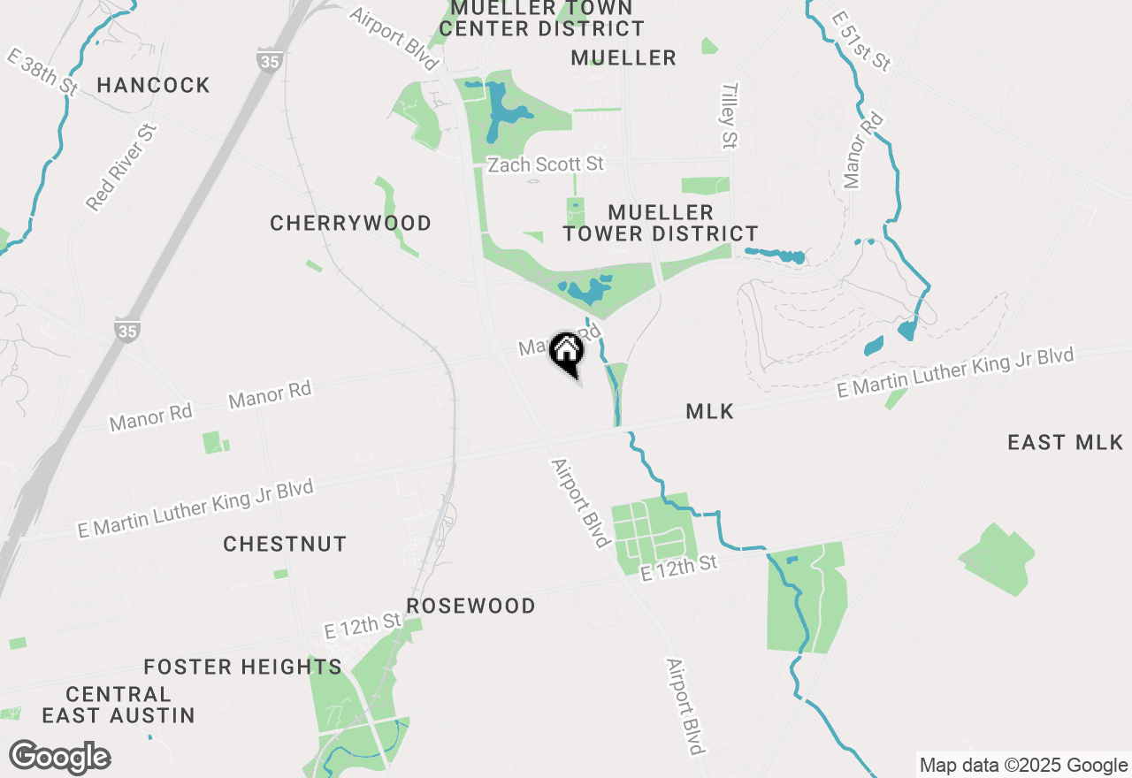 Map of 2030 Encino Cir, Austin, TX 78723