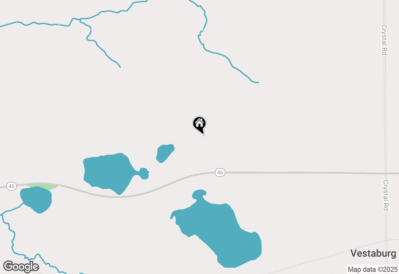 Map of  M46 Highway, Vestaburg, MI 48891