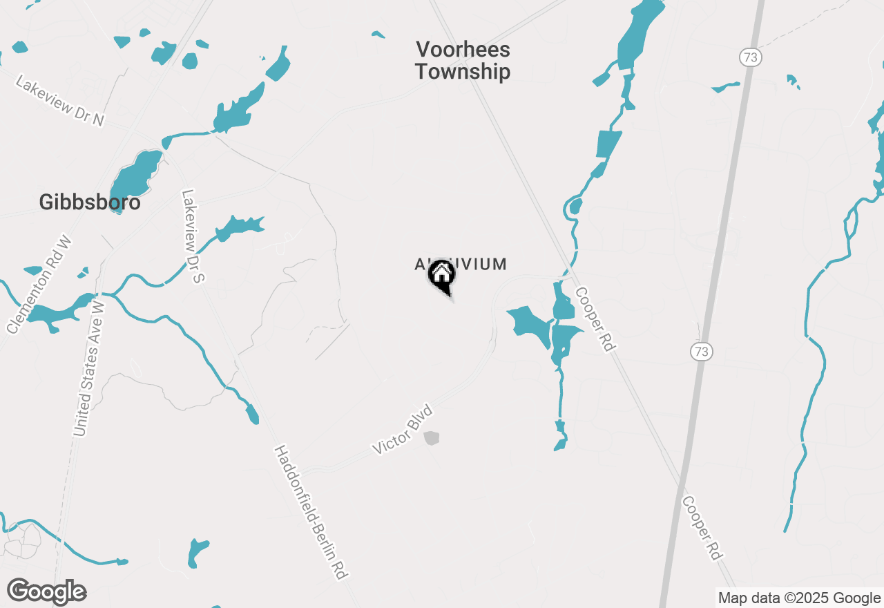 Map of 4 Hazelhurst Drive, Voorhees, NJ 08043