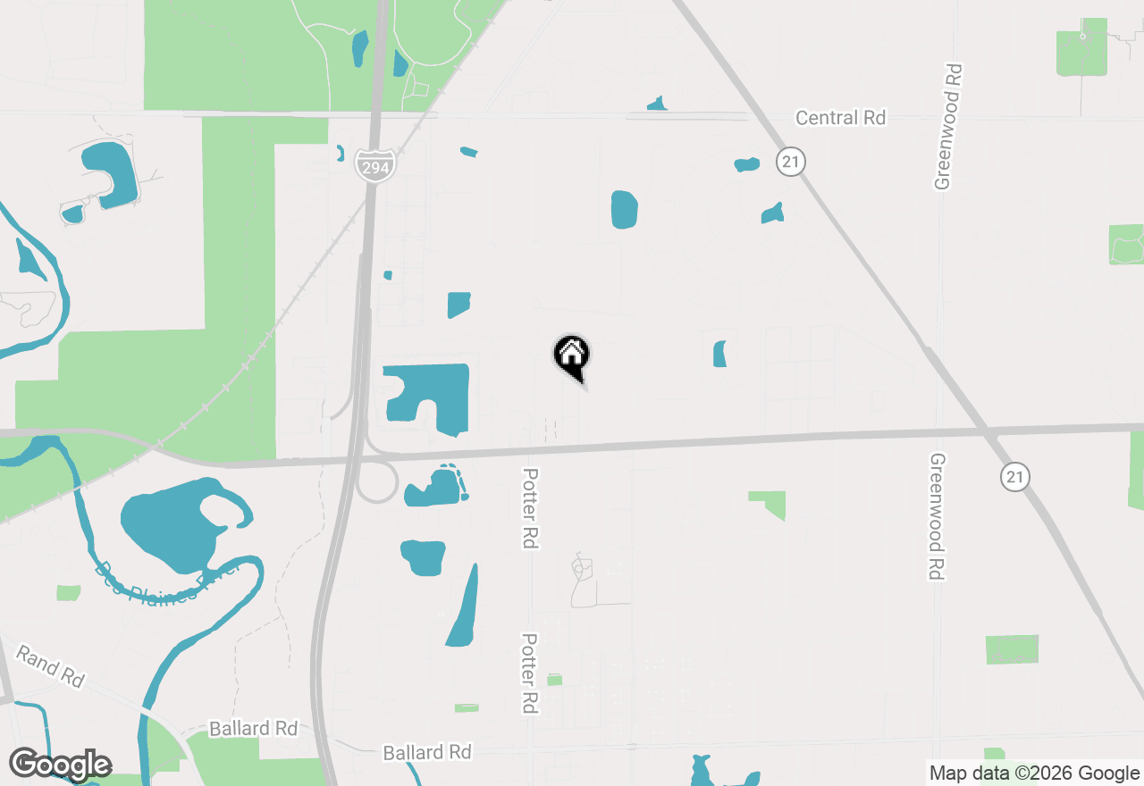 Map of 9700 Bianco Terrace #2D, Des Plaines, IL 60016